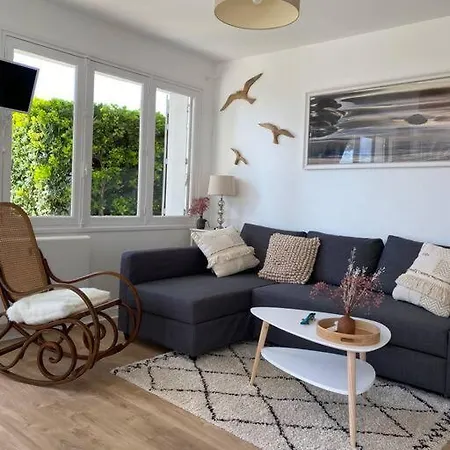Appt Proche Plage Et Balades Avec Wifi Et Jardin ヴォー・シュル・メール